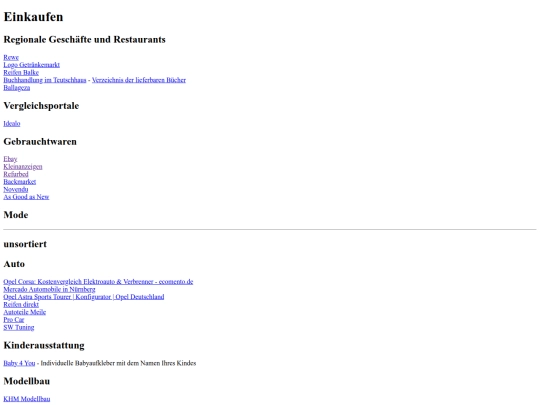 einkaufen screenshot