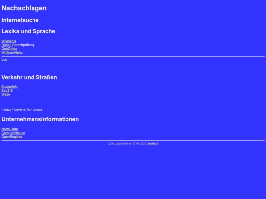 nachschlagen screenshot