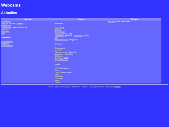 webcams screenshot