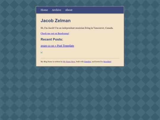 blog screenshot