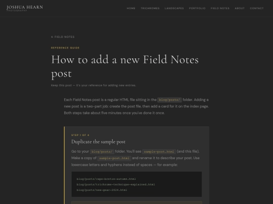 blog/posts/how-to-field-notes screenshot
