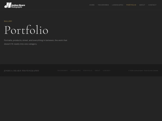 portfolio screenshot