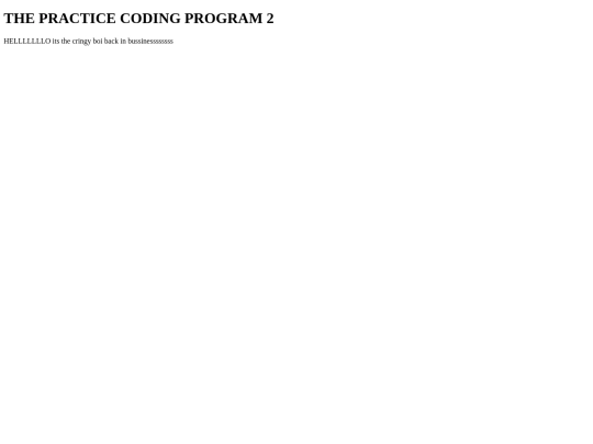 practice website 2 screenshot