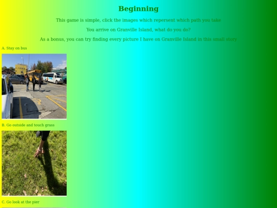 storytime website/page1 screenshot