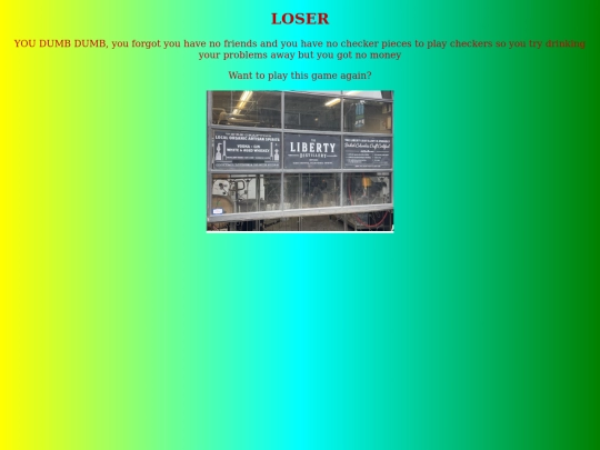 storytime website/page13loser screenshot