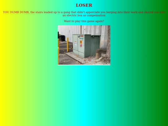 storytime website/page21loser screenshot
