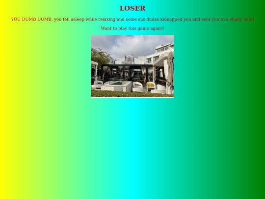 storytime website/page23loser screenshot