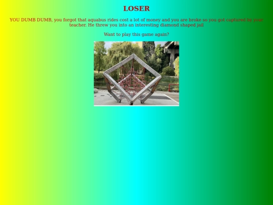 storytime website/page7loser screenshot