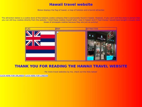 travel website 1 screenshot