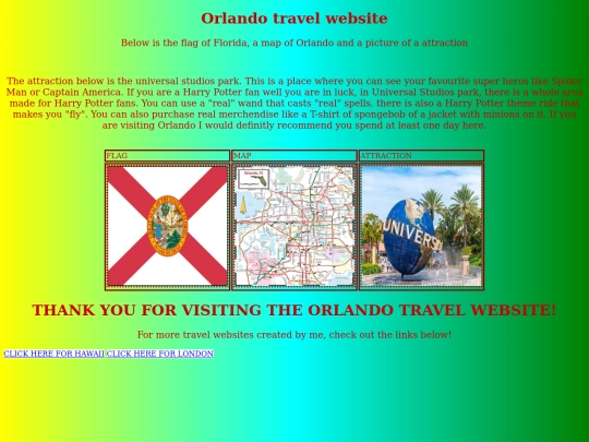 travel website 2 screenshot