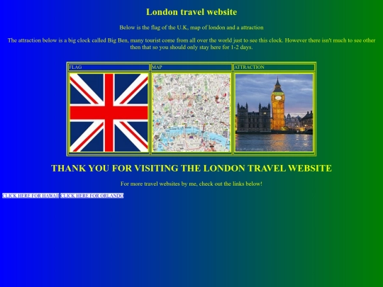 travel website 3 screenshot