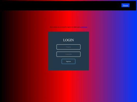 PFN/Login screenshot