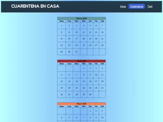 Proyecto/Calendar screenshot