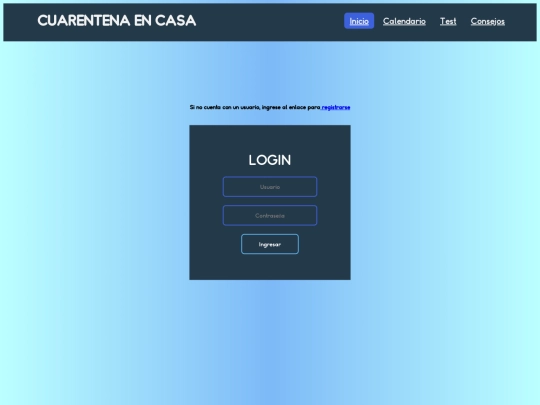 Proyecto/Iniciar screenshot