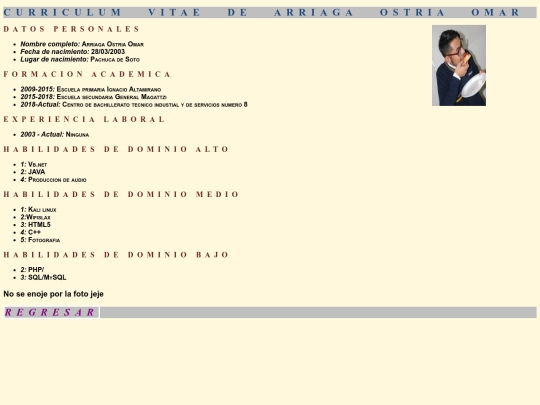 curriculum screenshot