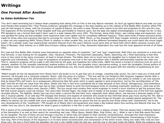 One-Format-After-Another screenshot