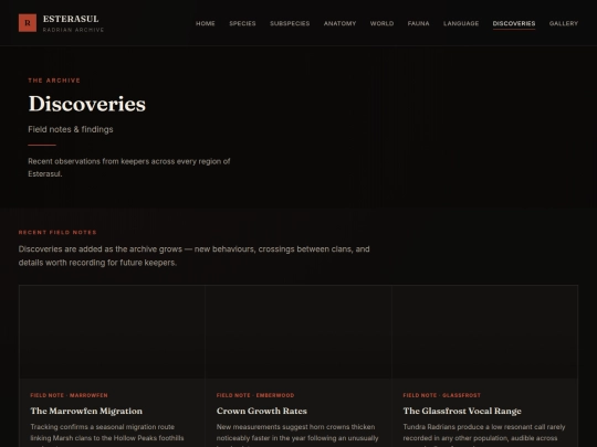 test/discoveries screenshot