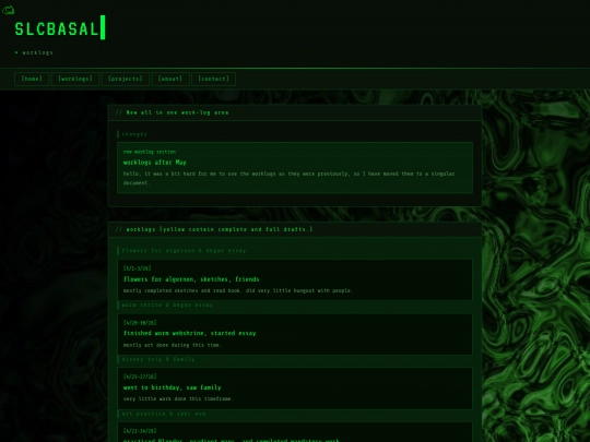 blog screenshot