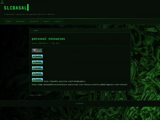 resources screenshot