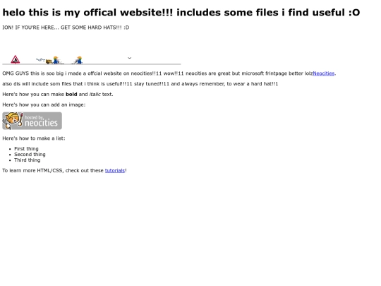 index screenshot