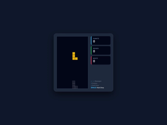 Spiele_gng/Tetris screenshot