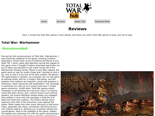 reviews screenshot