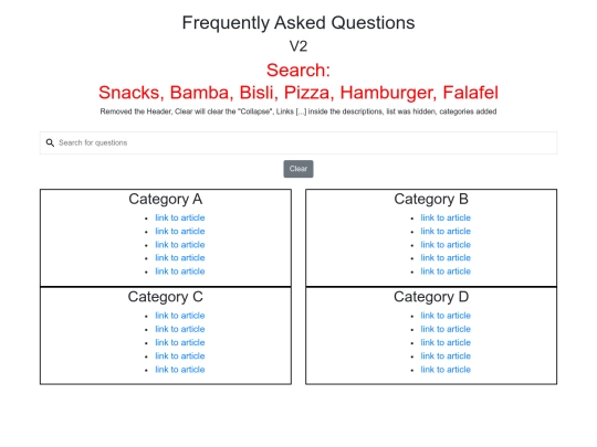faq screenshot