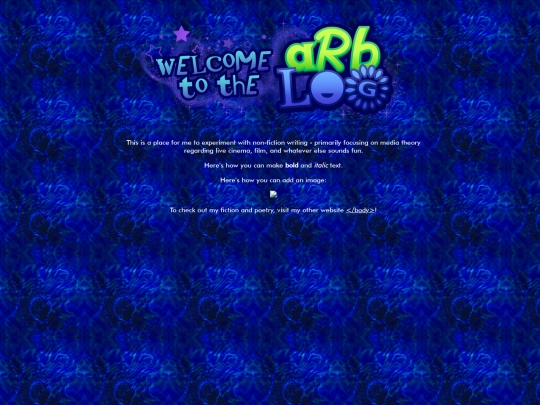 blog/entries screenshot