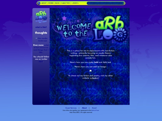 blog screenshot