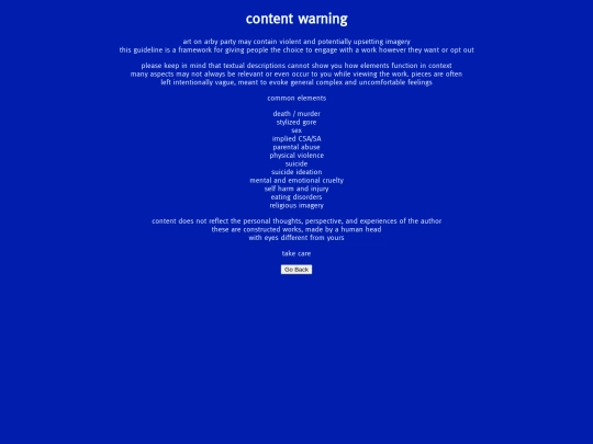 disclaimer screenshot
