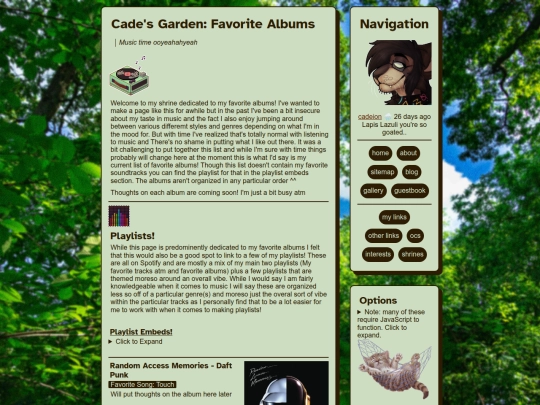 albums screenshot