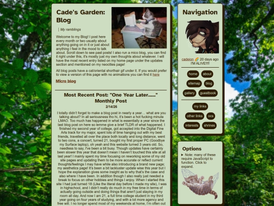 blog screenshot