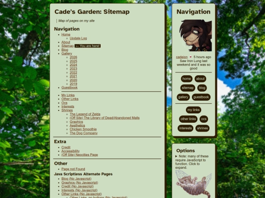 sitemap screenshot