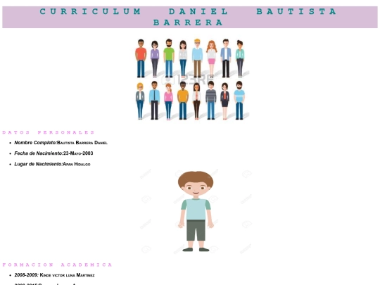 curriculum screenshot