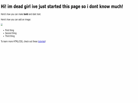 index screenshot
