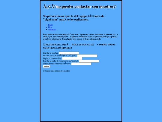 contacto screenshot