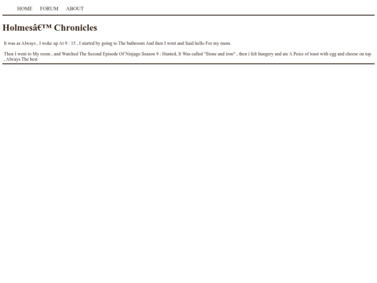 Blog0 screenshot