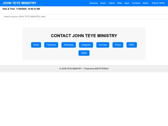 contacts screenshot