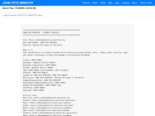 license screenshot