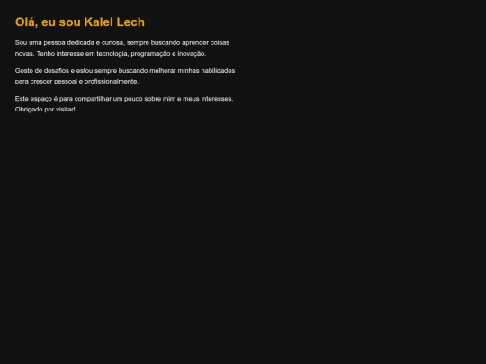 SOBRE KALEL LECH screenshot
