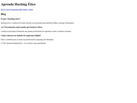 blog screenshot