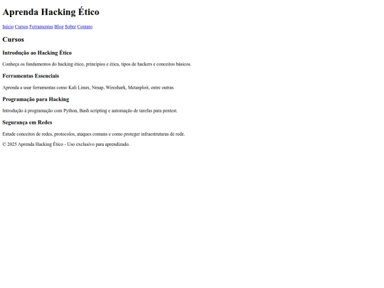 cursos screenshot