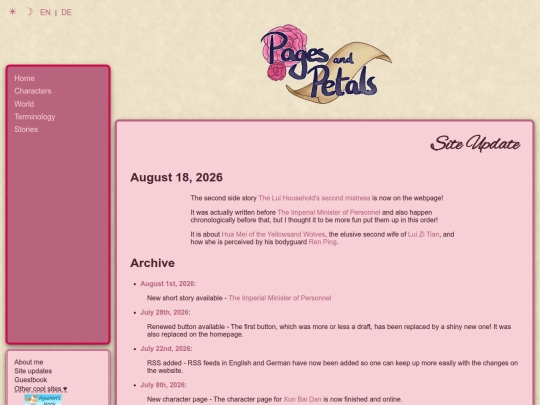 feed/site-updates screenshot