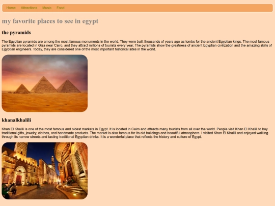 attractions screenshot