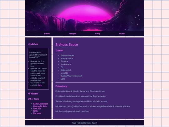 recipes/erdnuss-sauce screenshot