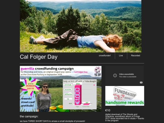 fundraiser screenshot