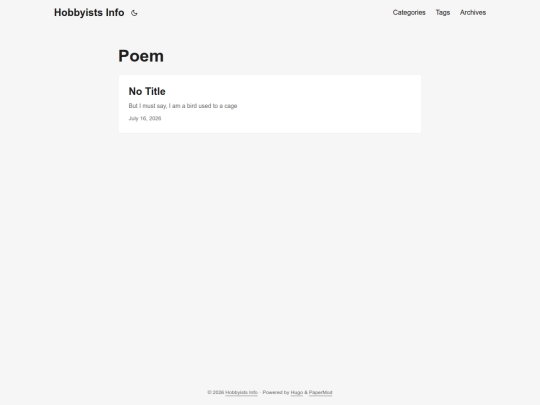 categories/poem/page/1 screenshot