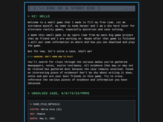 index screenshot