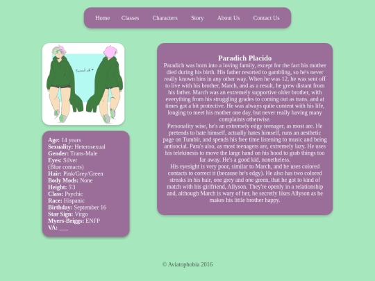 Characters/para screenshot