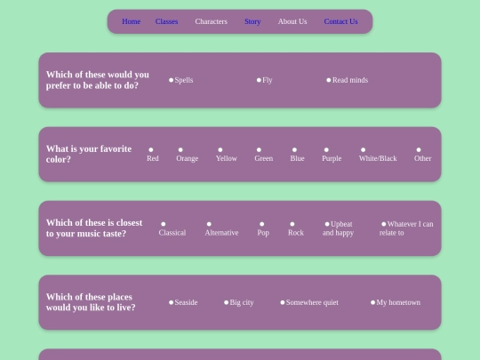 classquiz screenshot